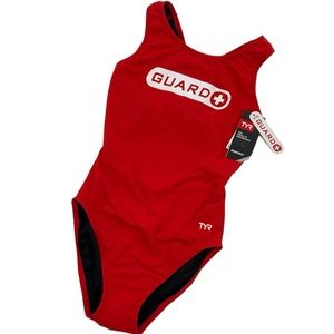 TYR NWT Guard Maxfit Racerback One Piece Swimsuit Size 30- Women's Small